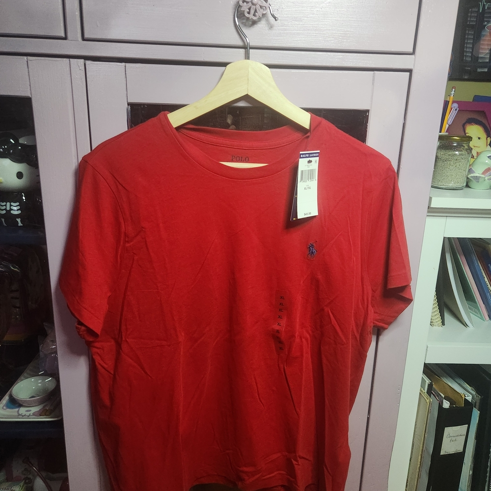 Polo Ralph Lauren Vibrant Red Short Sleeve Tee